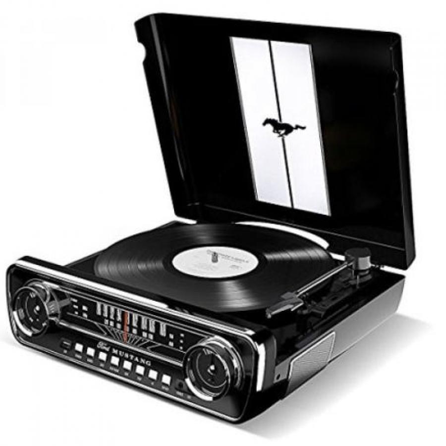 LP플레이어 아이온 머스탱 LP 미국 포드 레코더 빈티지 4-in-1 classic-car-styled Music Center