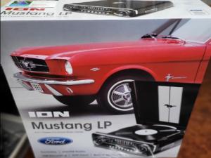 LP플레이어 아이온 머스탱 LP 미국 포드 레코더 빈티지 4-in-1 classic-car-styled Music Center