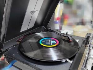 LP플레이어 아이온 머스탱 LP 미국 포드 레코더 빈티지 4-in-1 classic-car-styled Music Center