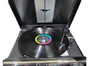 LP플레이어 아이온 머스탱 LP 미국 포드 레코더 빈티지 4-in-1 classic-car-styled Music Center