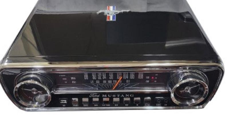 LP플레이어 아이온 머스탱 LP 미국 포드 레코더 빈티지 4-in-1 classic-car-styled Music Center